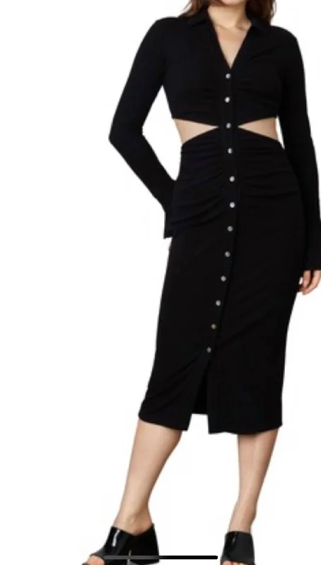 Kennedy Cut-Out Dress In Black