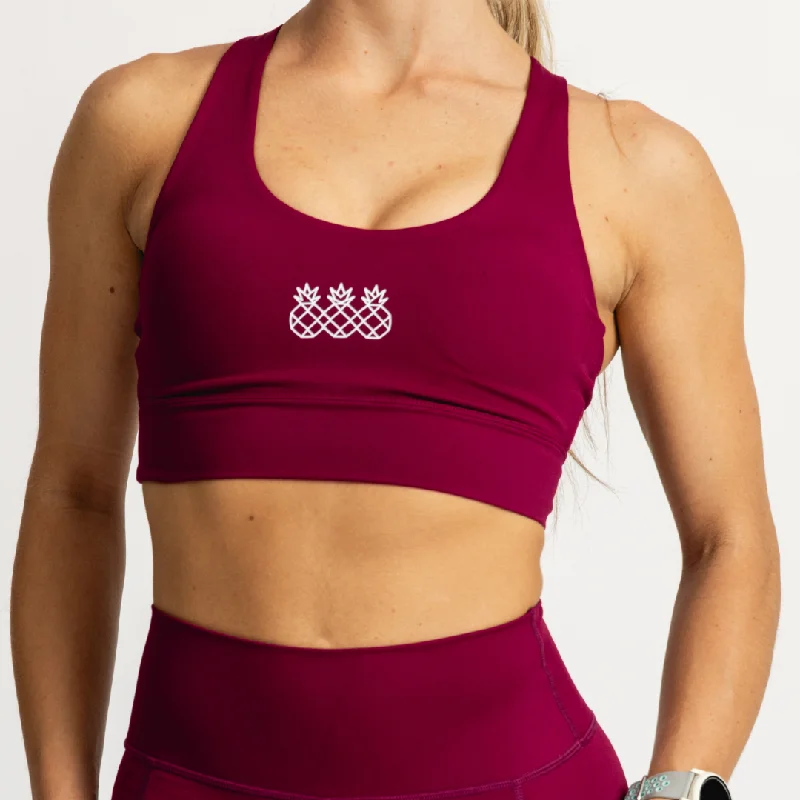 Women's Endurance Sports Bra | Merlot